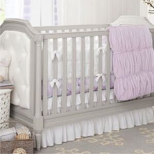 Pottery barn ruffle crib skirt